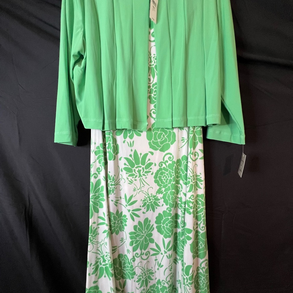 Danny & Nicole Mint Green Dress with Jacket